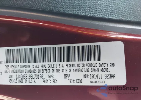 2009 Jeep Wrangler Unlimited Sahara z USA, uszkodzony, nr VIN 1J4GA59199L731701